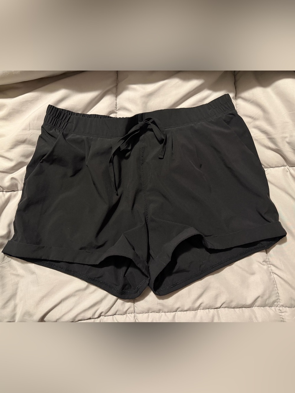 ZYIA Black Athletic Drawstring Shorts